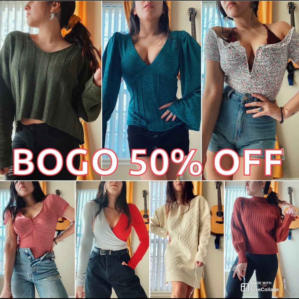 BOGO 50% OFF ALL ITEMS